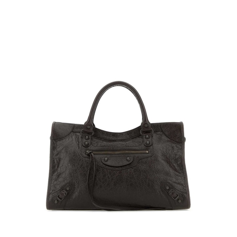 City Leather Medium Tote Bag|OS