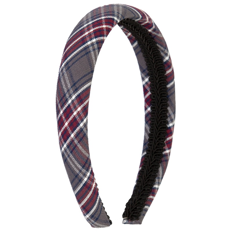 Padded Headband|562 – Rose Plaid