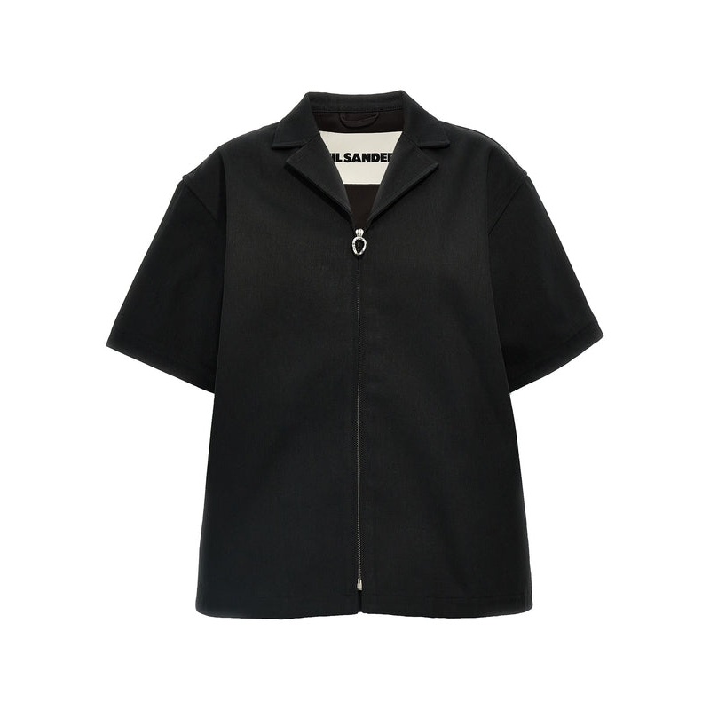 Zipper Detail
  Short Sleeve Shirt