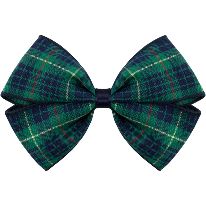 Clip Hair Bow|205 – Burke Plaid