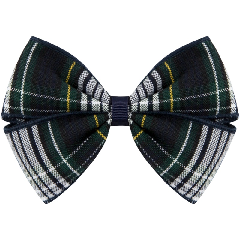 Clip Hair Bow|215 – Campbell Plaid
