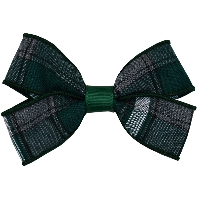 Clip Hair Bow|230 – Citation Plaid