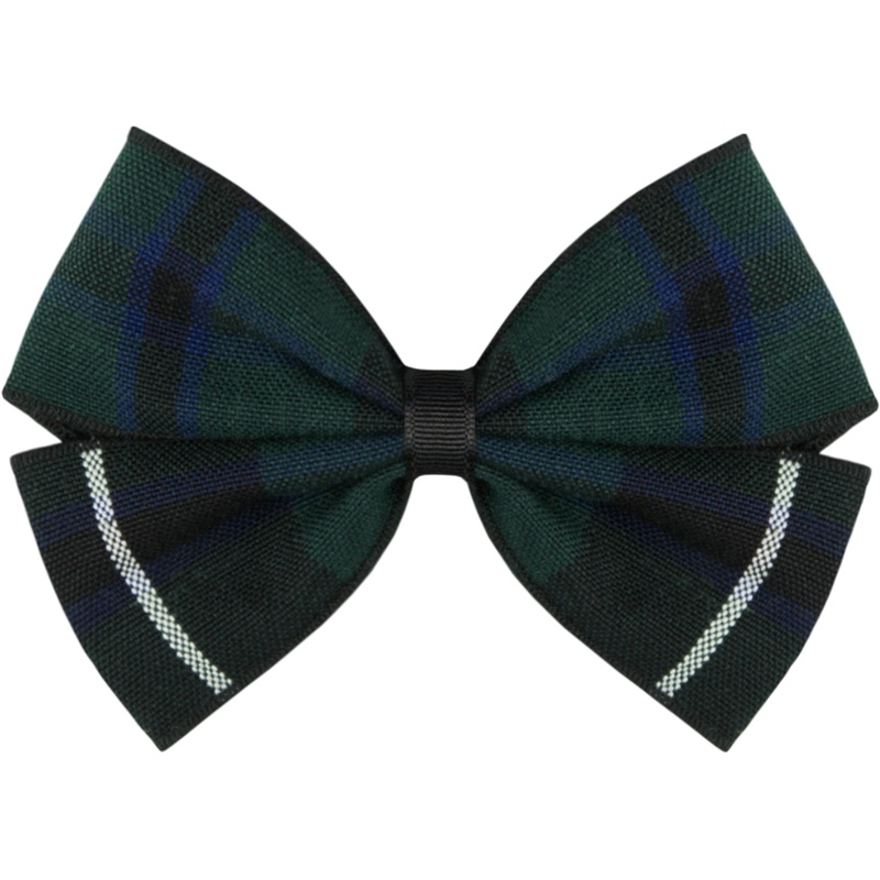 Clip Hair Bow|245 – Columbia Plaid