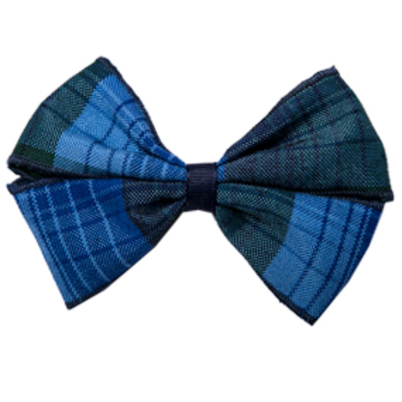 Clip Hair Bow|265 – Douglas Plaid