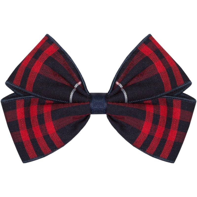 Clip Hair Bow|310 – Hamilton Plaid