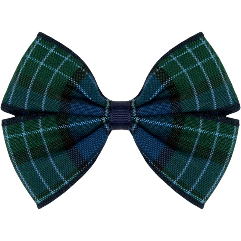 Clip Hair Bow|335 – Kirk Plaid