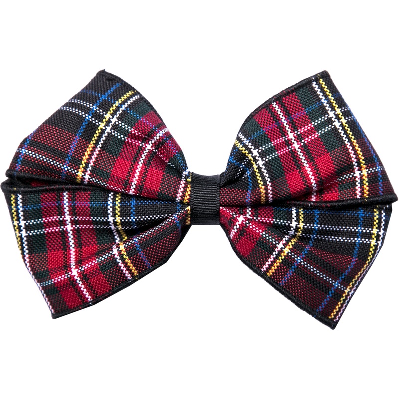 Clip Hair Bow|420 – Macbeth Plaid