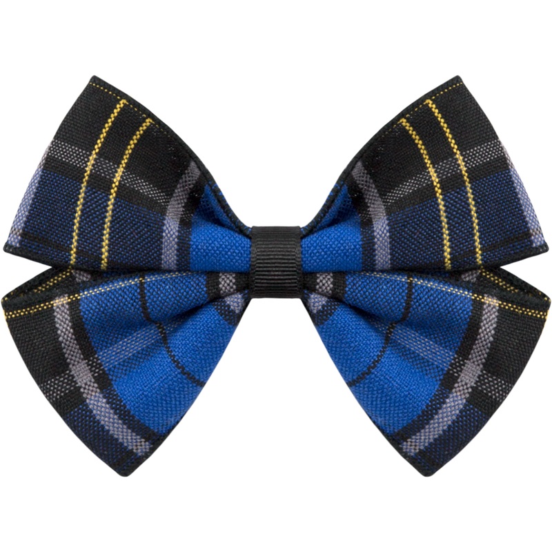 Clip Hair Bow|460 – Mayfair Plaid