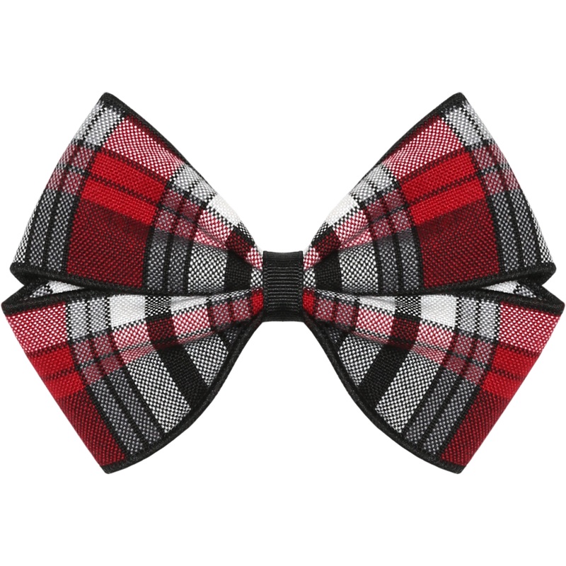 Clip Hair Bow|470 – McDonald Plaid