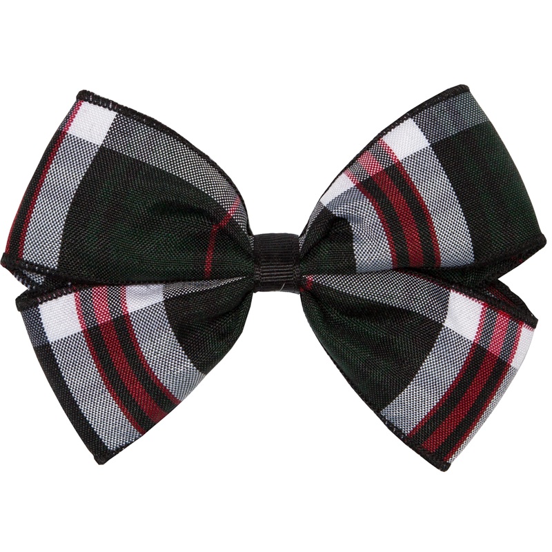 Clip Hair Bow|565 – Sequoia Plaid