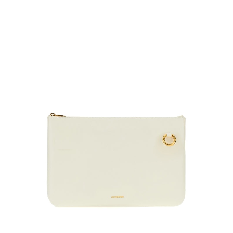 Logo Strap Leather Crossbody Bag