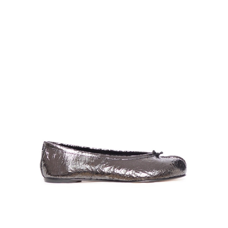 Tabi Metallic Calfskin Flat
  Shoes