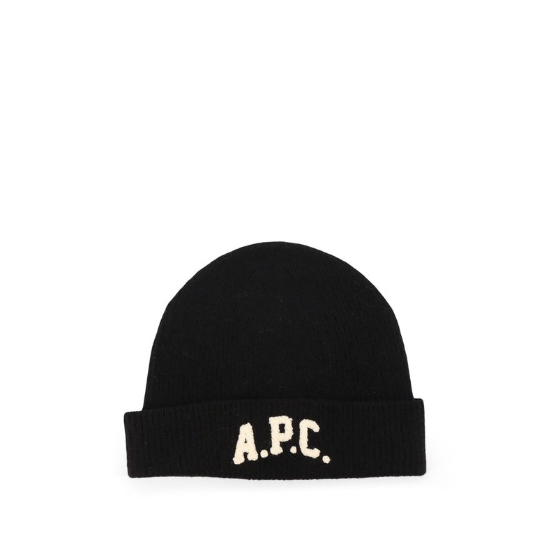 A.P.C. Black Beanies|1|2