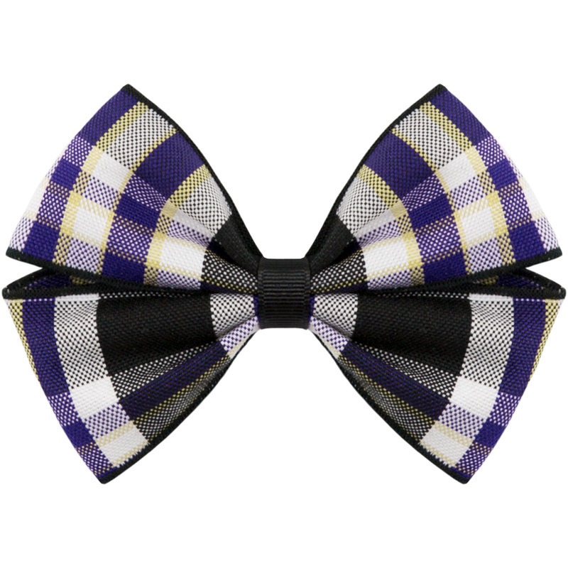 Clip Hair Bow|163 – Arlington Plaid