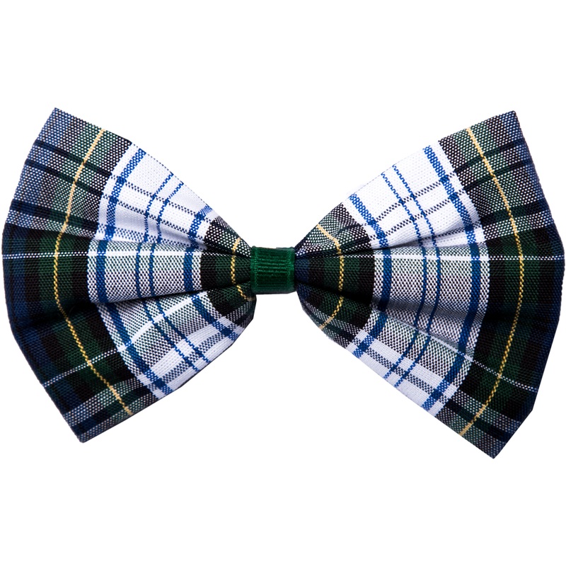 Clip Hair Bow|182 – Belmont Plaid