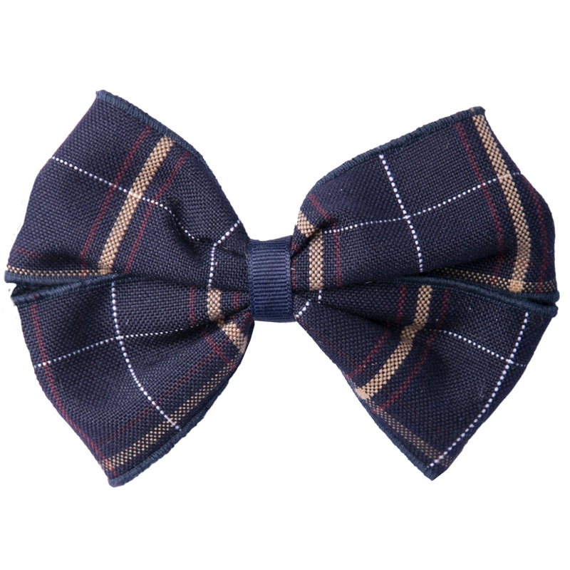 Clip Hair Bow|210 – Burlingame Plaid
