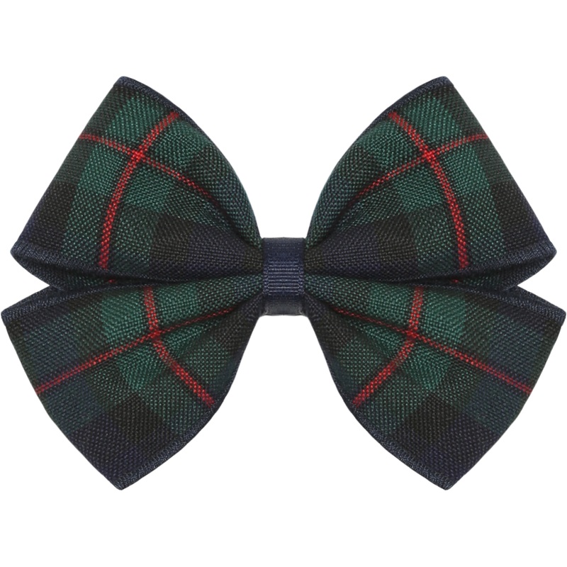 Clip Hair Bow|340 – L Plaid