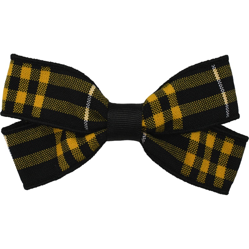 Clip Hair Bow|383 – Knight Plaid