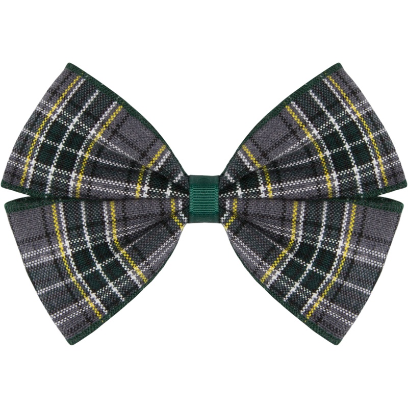 Clip Hair Bow|515 – NN Plaid