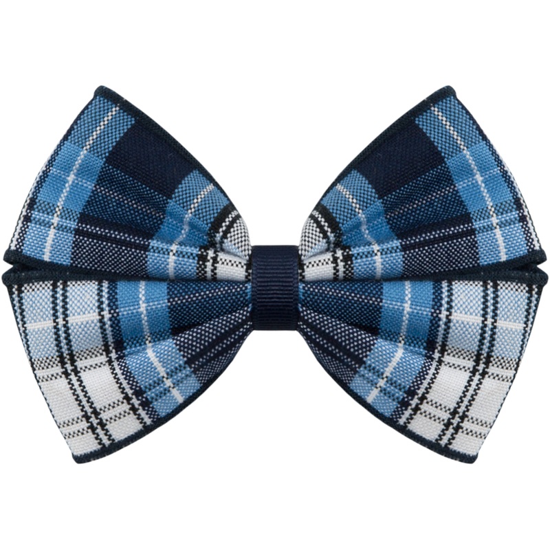 Clip Hair Bow|545 – RR Plaid