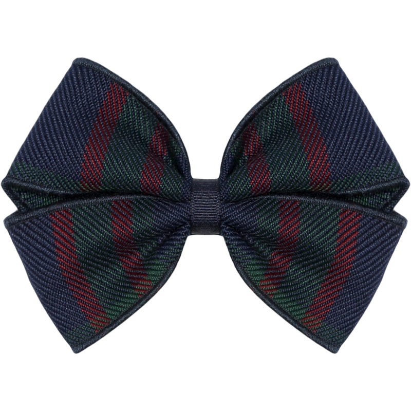 Clip Hair Bow|717 – Westwood Plaid