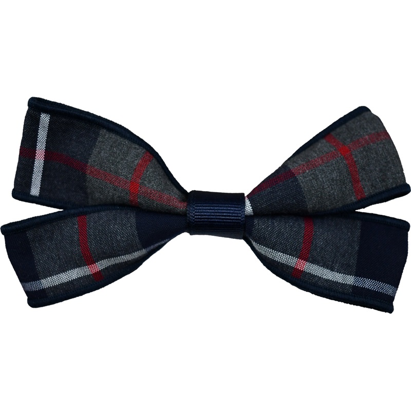 Clip Hair Bow|721 – Gracey Plaid