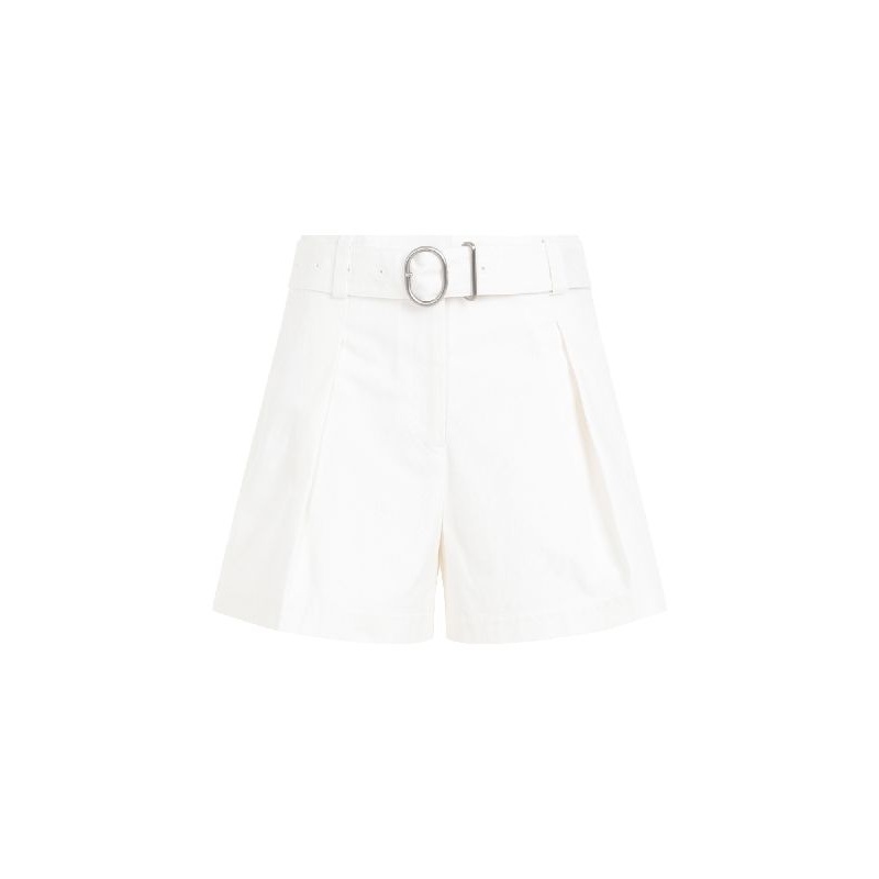 Belted Detail Cotton Shorts|DE 34