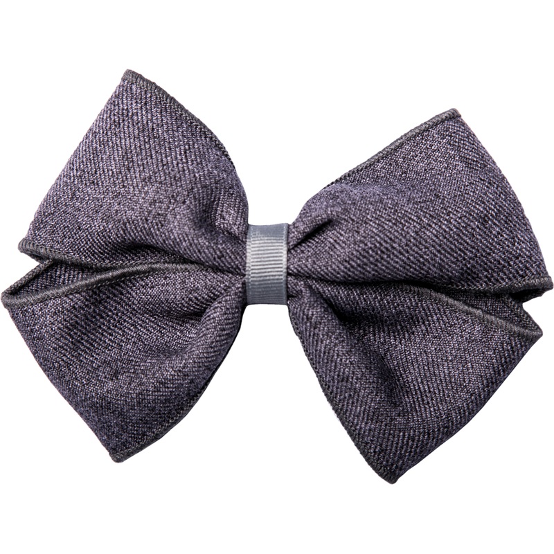 Clip Hair Bow|045 – Heather Grey