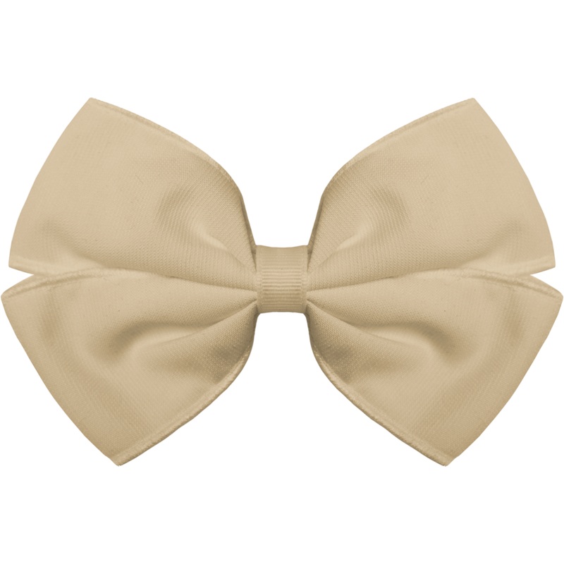 Clip Hair Bow|049 – Khaki