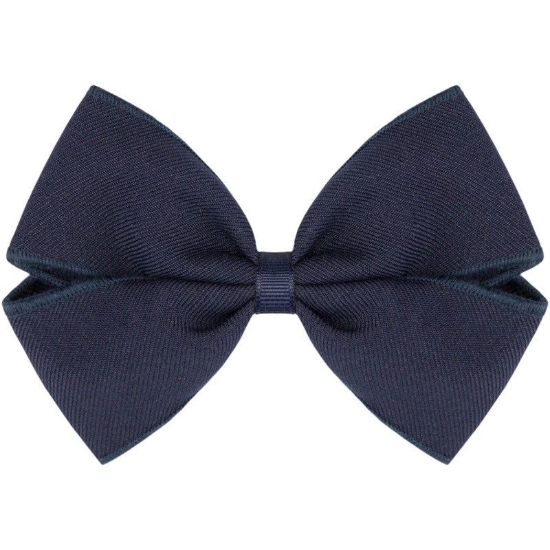 Clip Hair Bow|069 – Navy Anchor