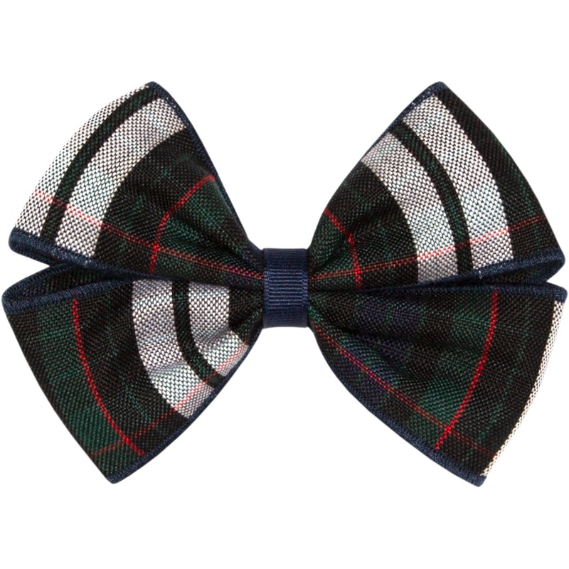 Clip Hair Bow|190 – Boyd Plaid