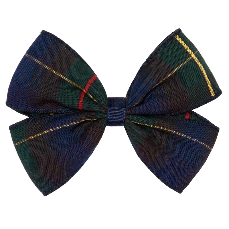 Clip Hair Bow|191 – Bradley Plaid