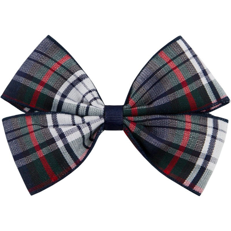 Clip Hair Bow|308 – Murphy Plaid