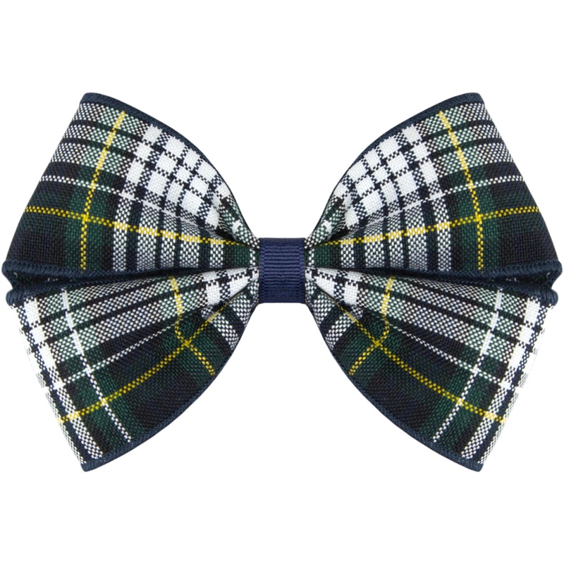 Clip Hair Bow|315 – Hamlin Plaid