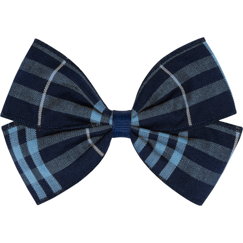 Clip Hair Bow|407 – Lincoln Plaid