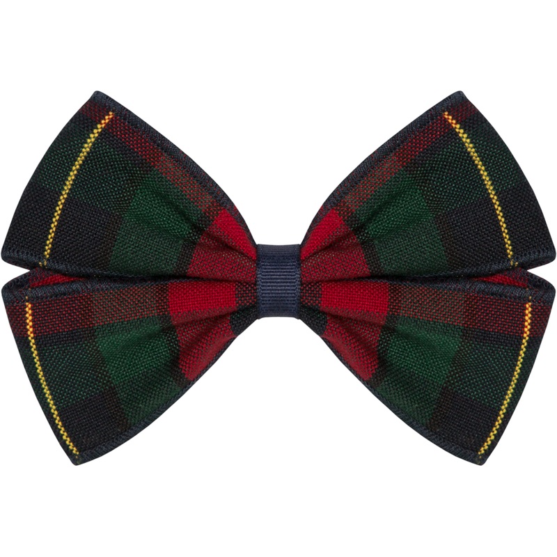Clip Hair Bow|465 – McClean Plaid