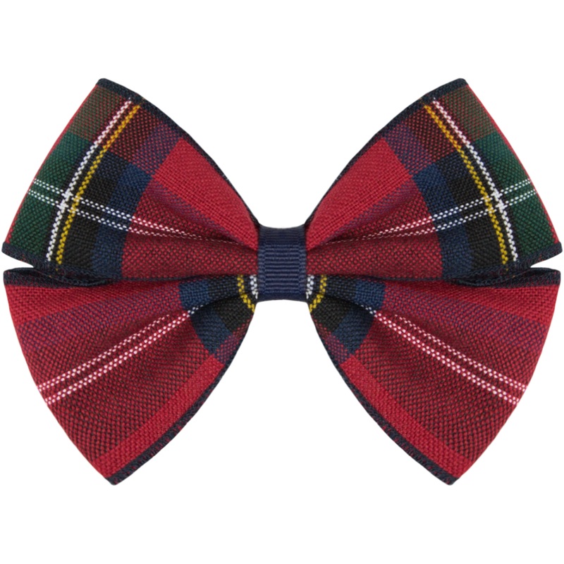 Clip Hair Bow|490 – Montrose Plaid