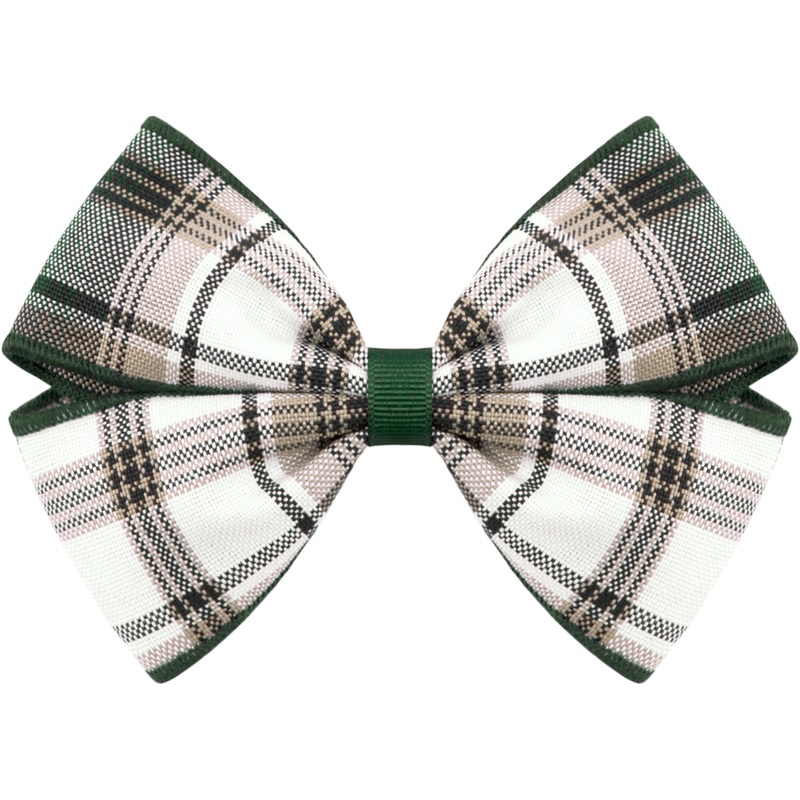 Clip Hair Bow|530 – Patrick Plaid