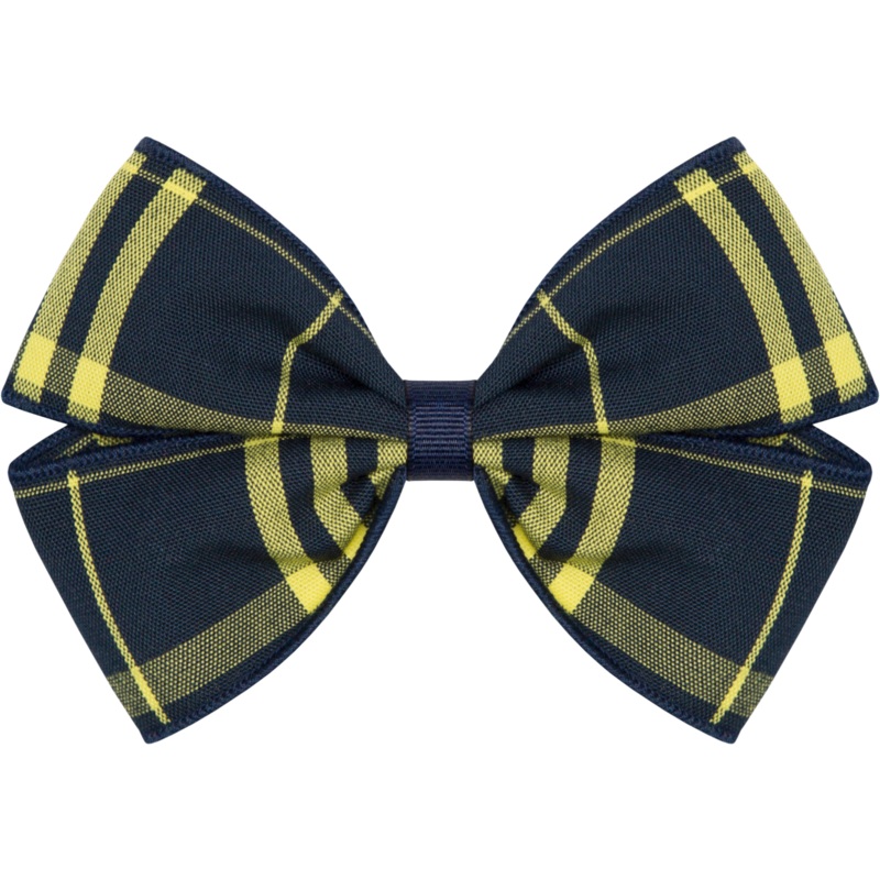 Clip Hair Bow|915 – Kieran Plaid