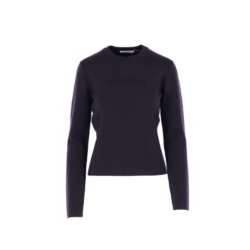 Max Mara Navy Knitted|L|S