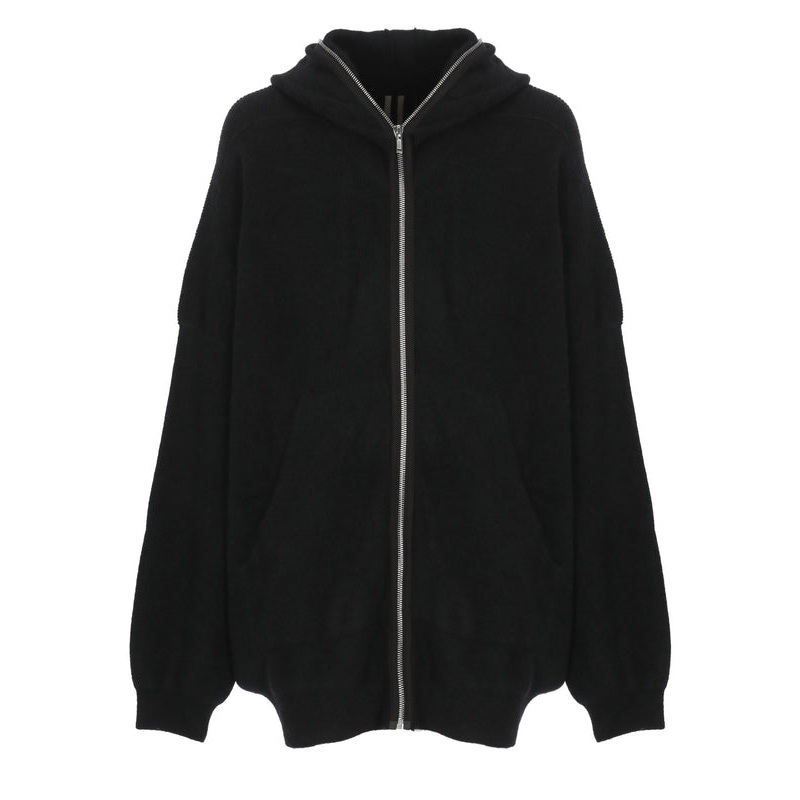 Rick Owens Black Hoodies|L|M
