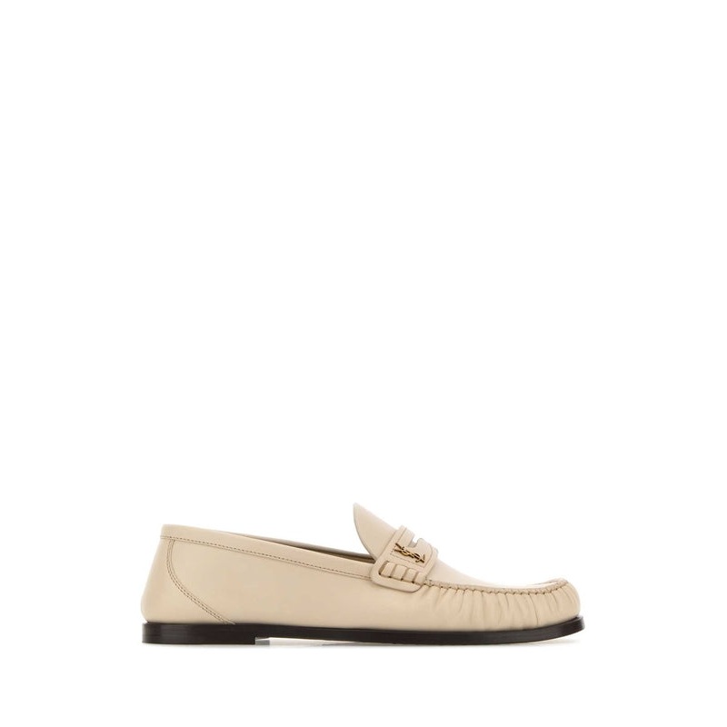 Saint Laurent Ivory Loafers|IT 36|IT 37|IT 37.5|IT 38|IT 38.5|IT 39|IT 40|IT 41
