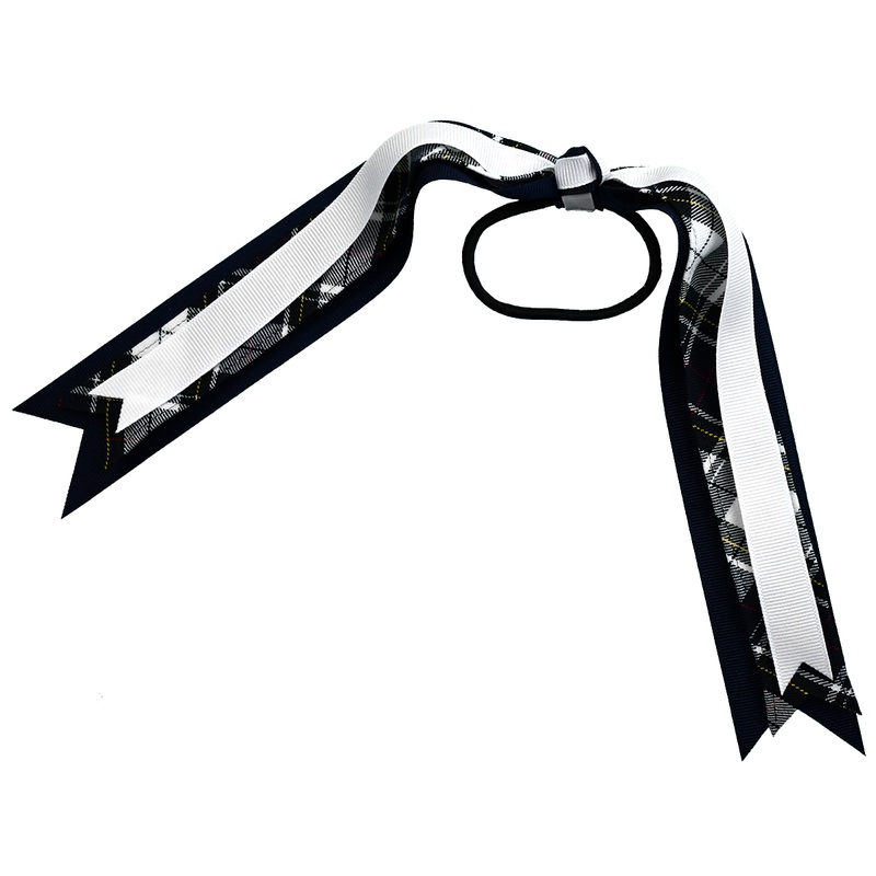 Streamer Hair Bow|287 – Friends Plaid