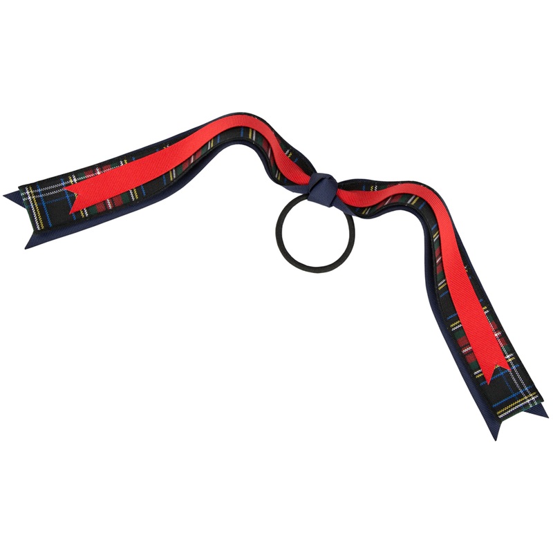 Streamer Hair Bow|420 – Macbeth Plaid