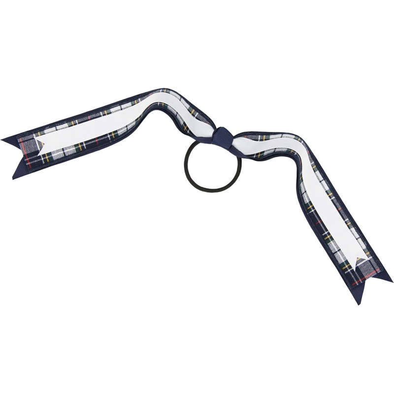 Streamer Hair Bow|455 – Marymount Plaid