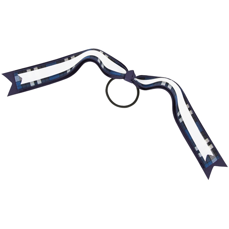 Streamer Hair Bow|555 – Rampart Plaid