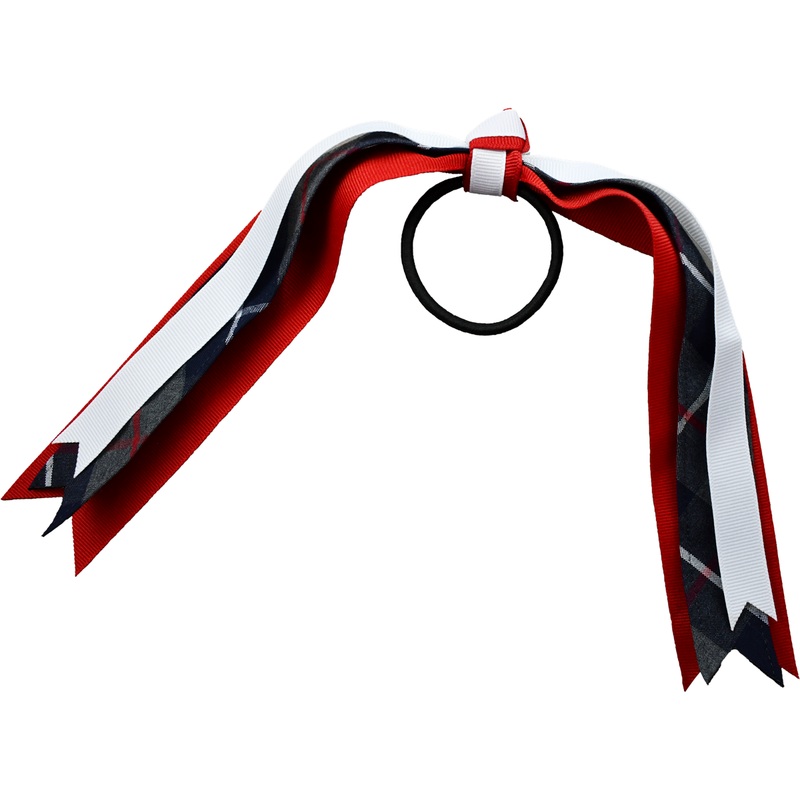 Streamer Hair Bow|721 – Gracey Plaid