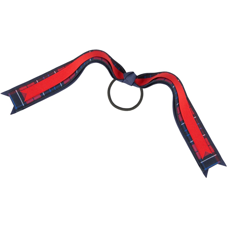 Streamer Hair Bow|730 – Woodland Plaid