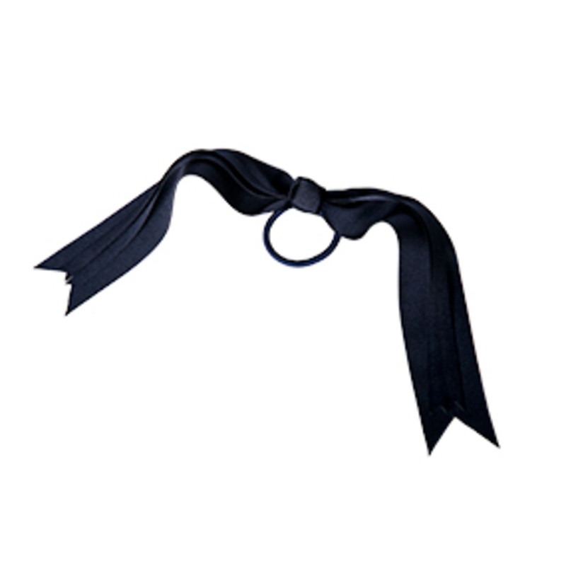 Streamer Hair Bow|067 – Navy