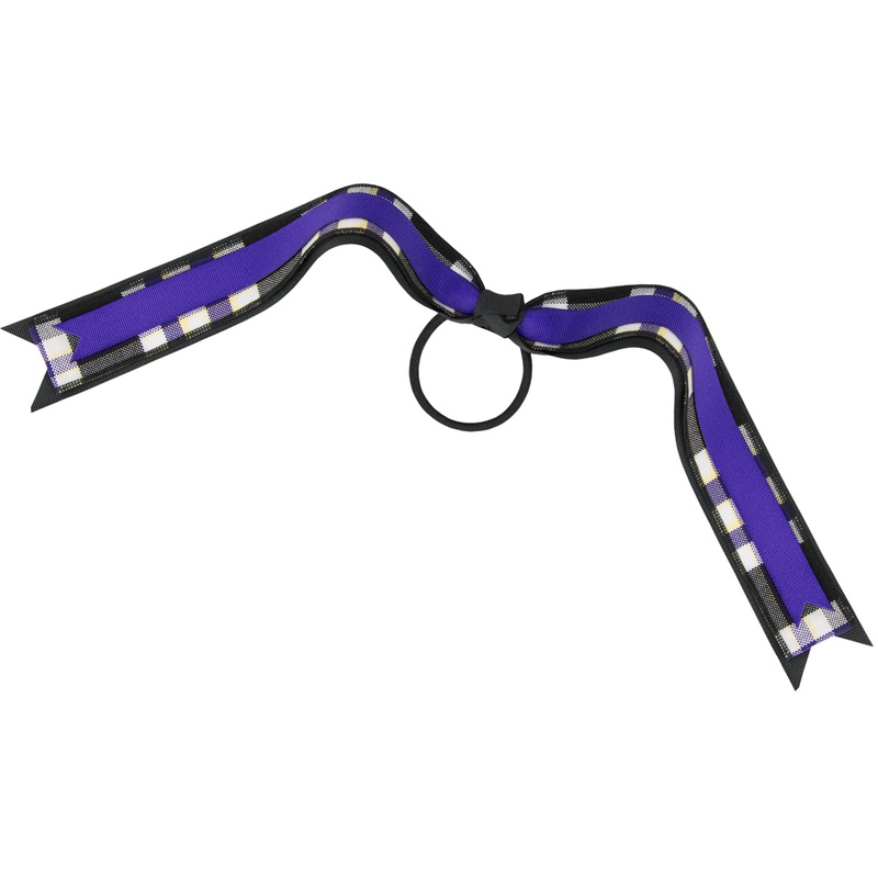Streamer Hair Bow|163 – Arlington Plaid
